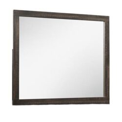 Monica - Mirror With Clean Lines - Dark Oak
