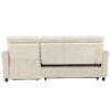 2 In 1, 3 Seater Sofa With Pull Out Bed And Reversible Recliner - Beige - Image 17