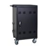 32 Bit Device Charging Trolley For Tablets And Laptops With Cable Management, Removable Doors - Matte Black - Image 10