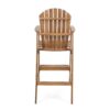 Outdoor Adirondack Barstools (Set of 2) - Natural Stained - Image 13