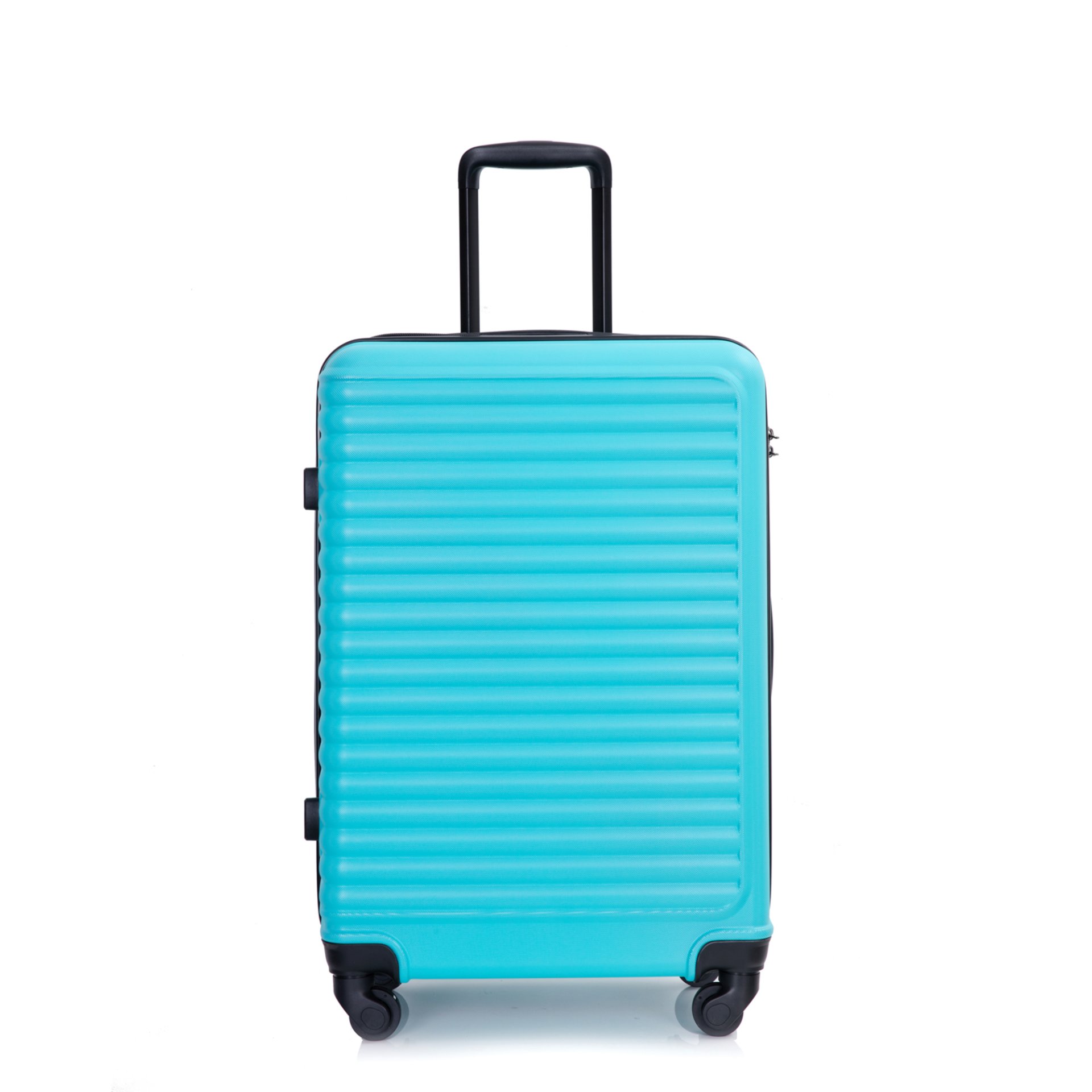 3 Piece Luggage Sets Lightweight Suitcase With Two Hooks, Spinner Wheels, Tsa Lock, (20/24/28) - Turquoise - Image 7