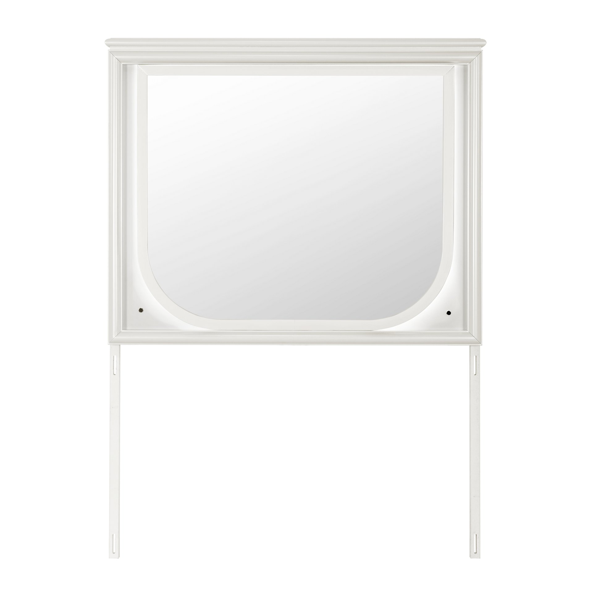 Uriuni - Large Scale Mirror With LED Light - Off White - Image 4