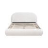 Archie Puffy Grounded - Queen Upholstered Platform Bed - Almond White - Image 8
