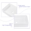 24 X 16" Ceramic Rectangular Vessel Bathroom Sink - White - Image 8