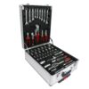 899 Piece Home Repair Tool Set With Rolling Plastic Toolbox, 4 Drawers, General Household Maintenance Kit For Garden, Homeowner, Handyman - Silver - Image 6