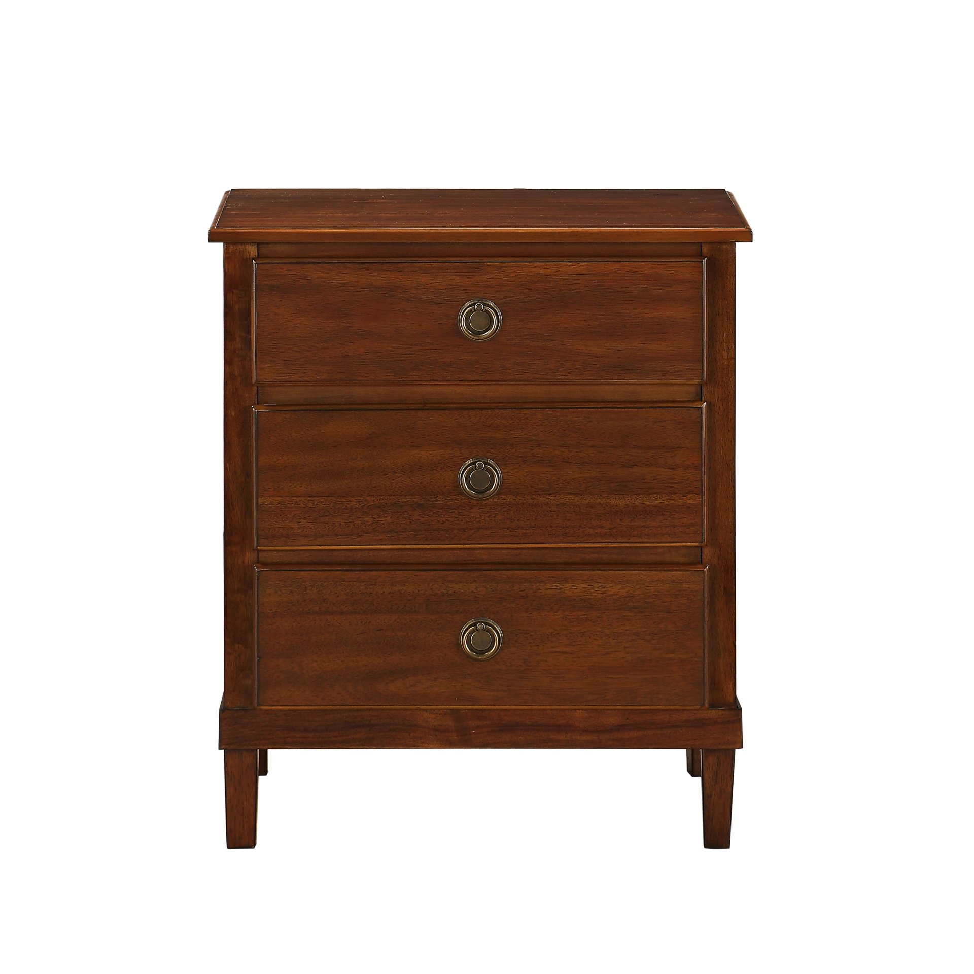 Chamberlin - 3 Drawer Nightstand - Brown - Image 7