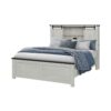 Avery - Full Bed With Bookcase Headboard Bar Detail, Low Profile Design - Beige - Image 6