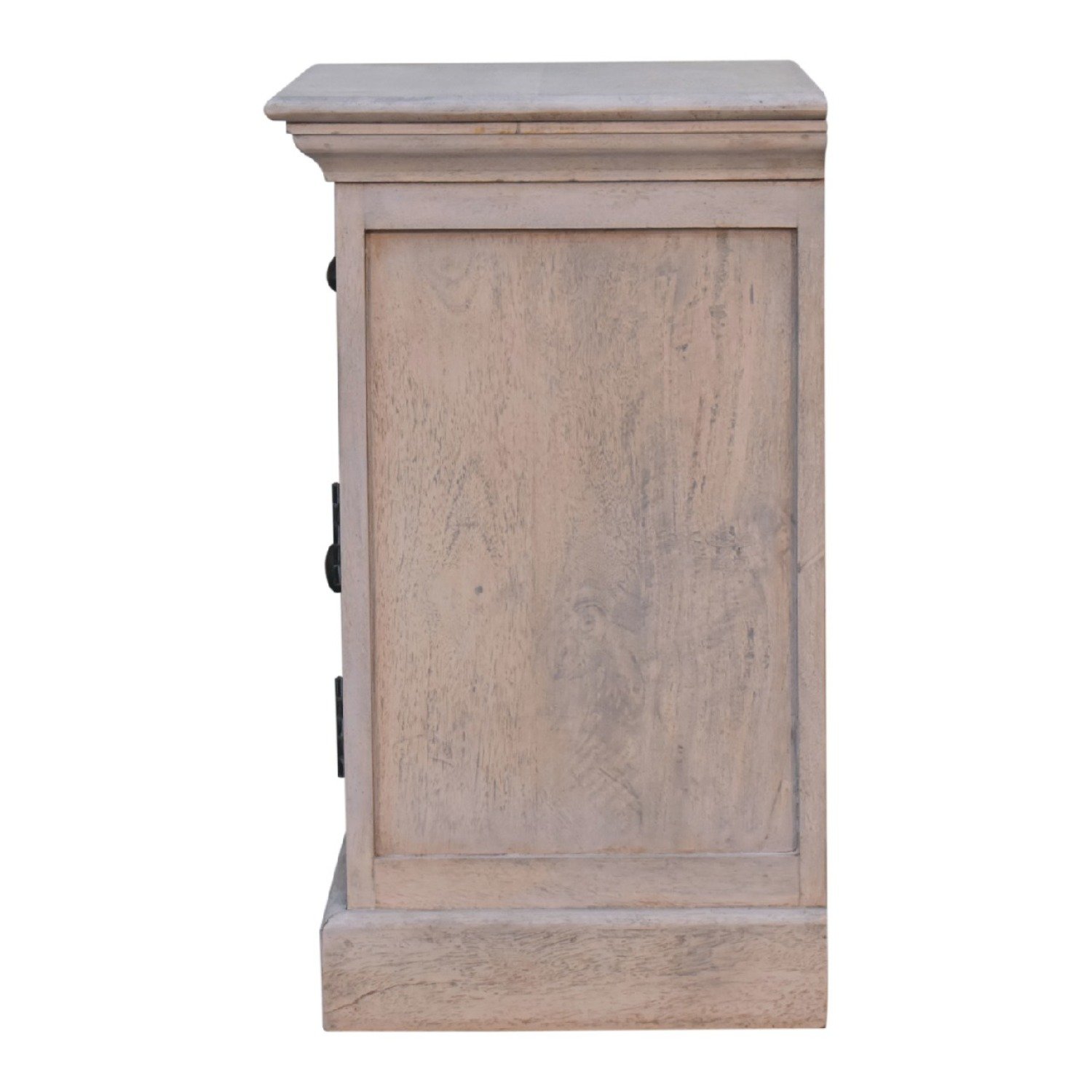 Glazed Bedside Table - Stone White - Image 11