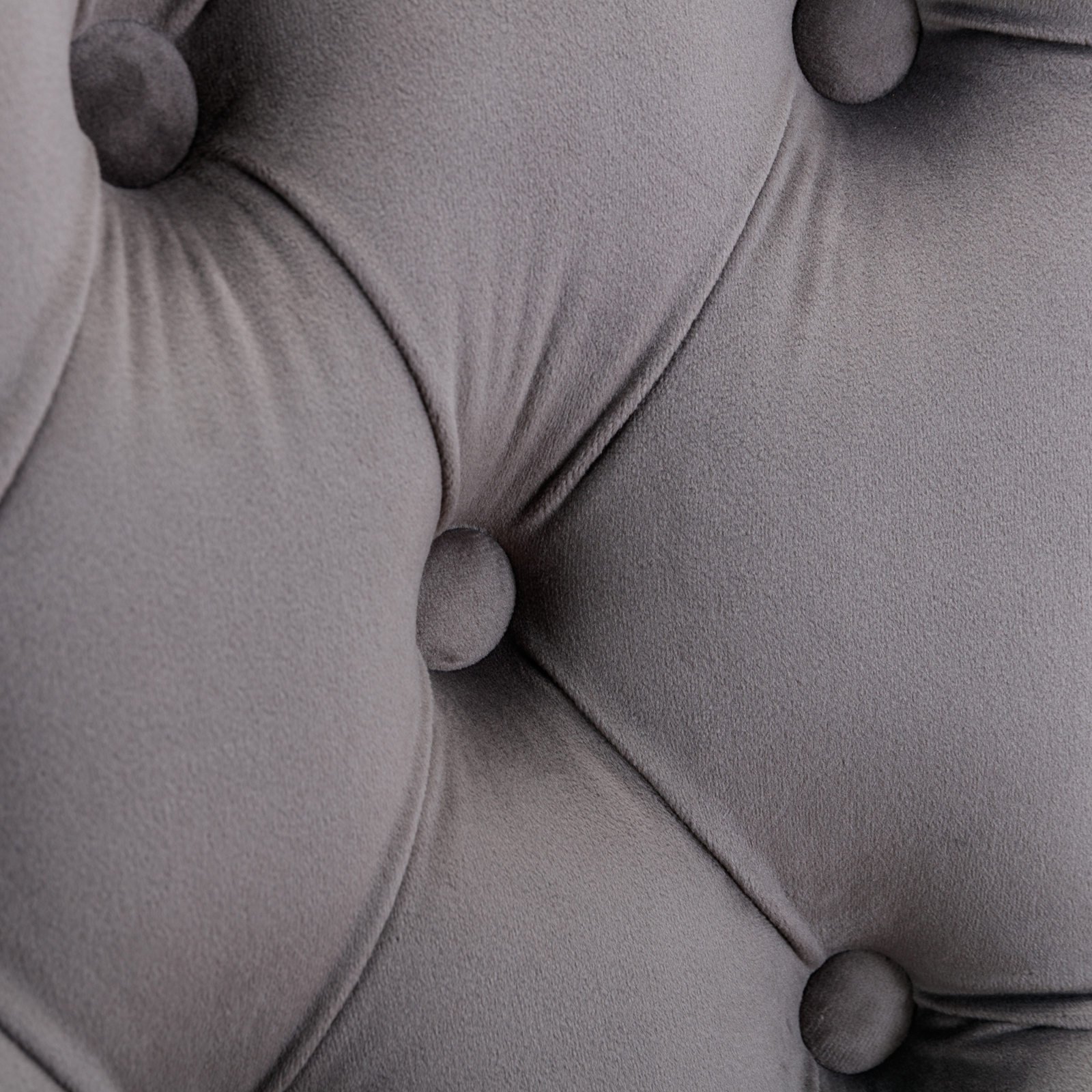 Thick Golden Swivel Velvet Barstools Adjusatble Seat Height From 25-33", Modern Upholstered Bar Stools With Backs Comfortable Tufted For Home Pub And Kitchen Island (Set of 2) - Gray - Image 12