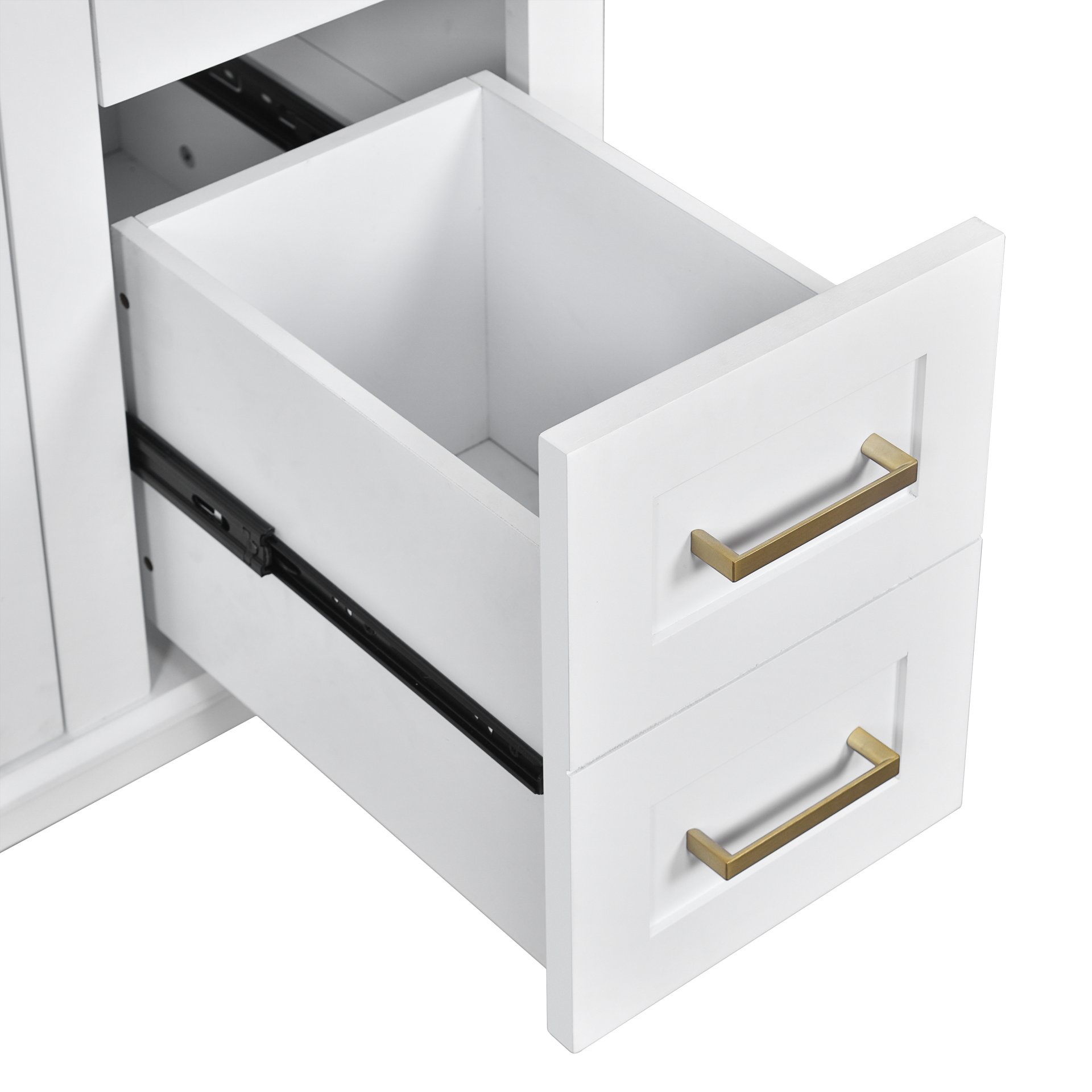 Bathroom Vanity With Sink, Soft Close Doors, And Storage Drawers, 36" - White - Image 17