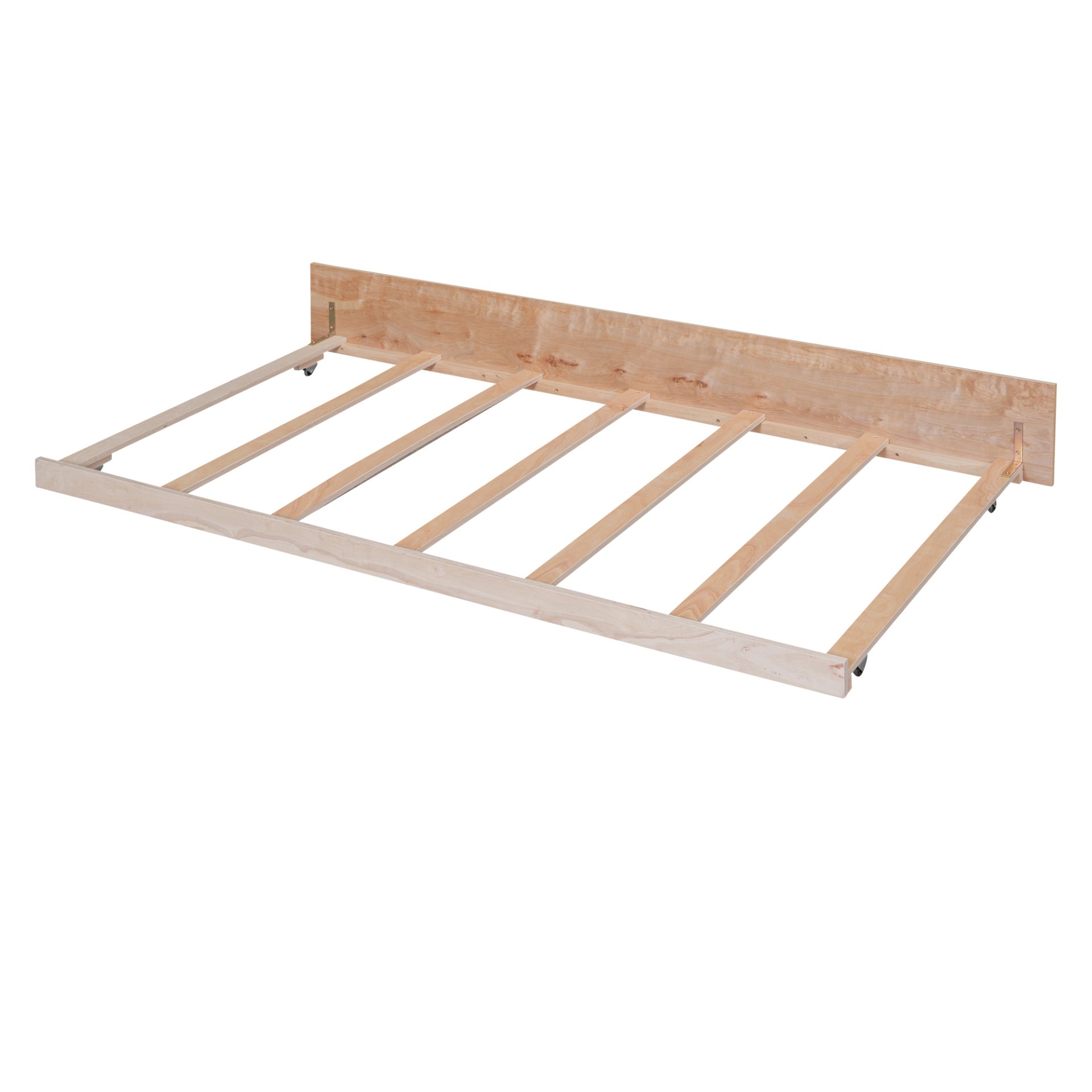 Full Size Classic House Bed With Twin Size Trundle - Natural - Image 10