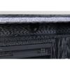 Almera - Fireplace With Adjustable Temperature And LED Options - Dark Gray - Image 8