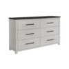Avery - King Bedroom Set & Bookcase Headboard, Low Profile Bed, Spacious Drawers - Beige - Image 3