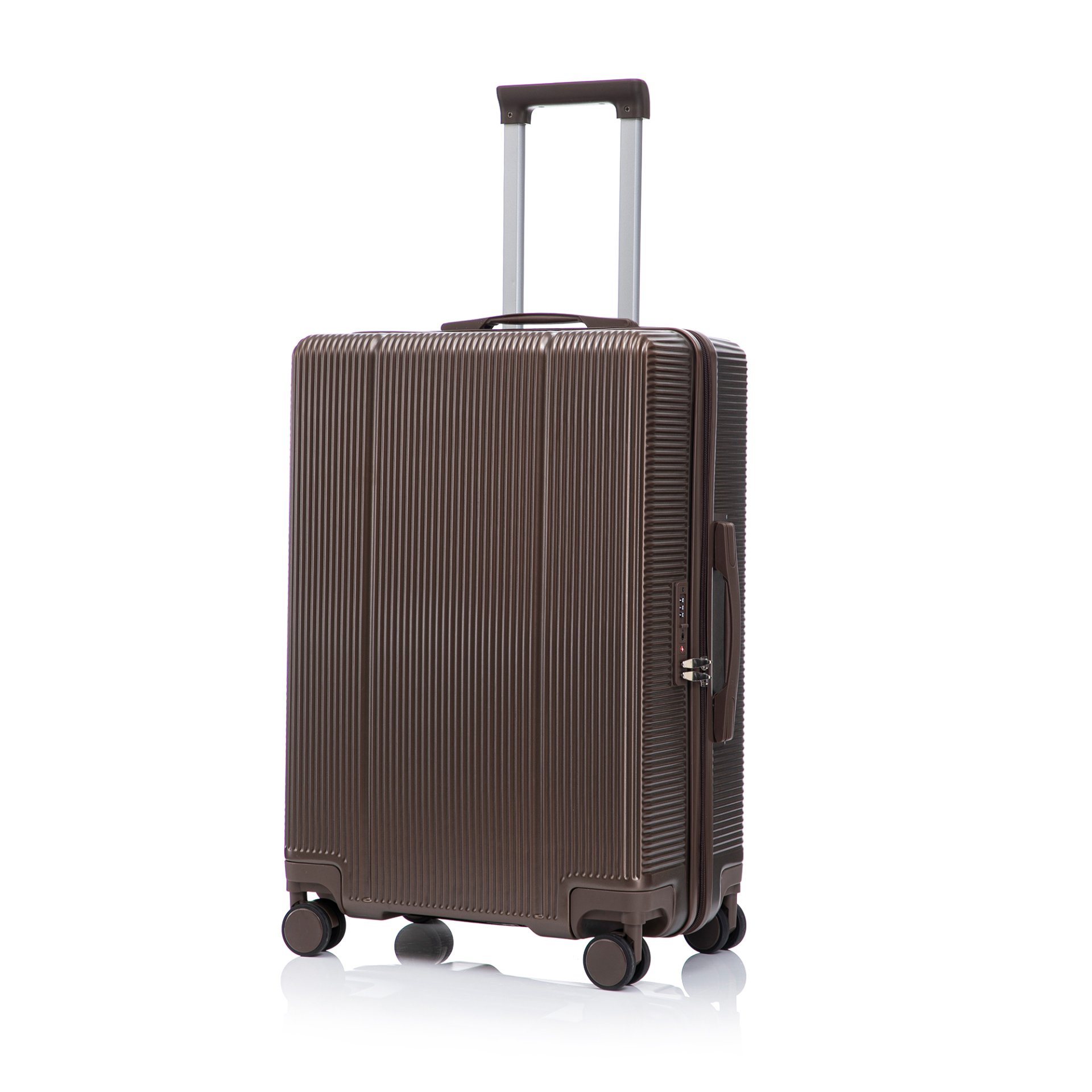 20" / 24" / 28" 3 Pieces / Set Spinner Wheel Luggage, Carry On Suitcase, Matching Color, TSA Combination Lock - Brown - Image 25