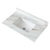Vanity Top, Sintered Stone - Carrara White With Veins - Image 4