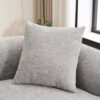 4 Seater Sofa With Chenille Fabric, 30D, 60 Hardness Full Sponge, 4 Pillow For Living Room, Home Furniture Sleeper Sectional Sofa For Apartment - Gray - Image 29