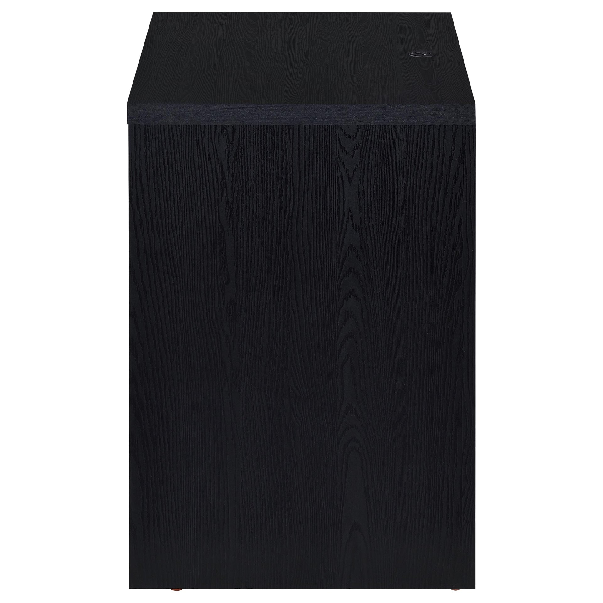 Nightstand Grain With Dual USB Ports And Motion Sensor LED Light - Black - Image 8
