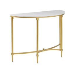 Bordeaux - Console Table - White / Gold