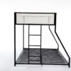 Adam - Twin Over Full Bunk Guard Rail - Black With White Mesh - Image 21