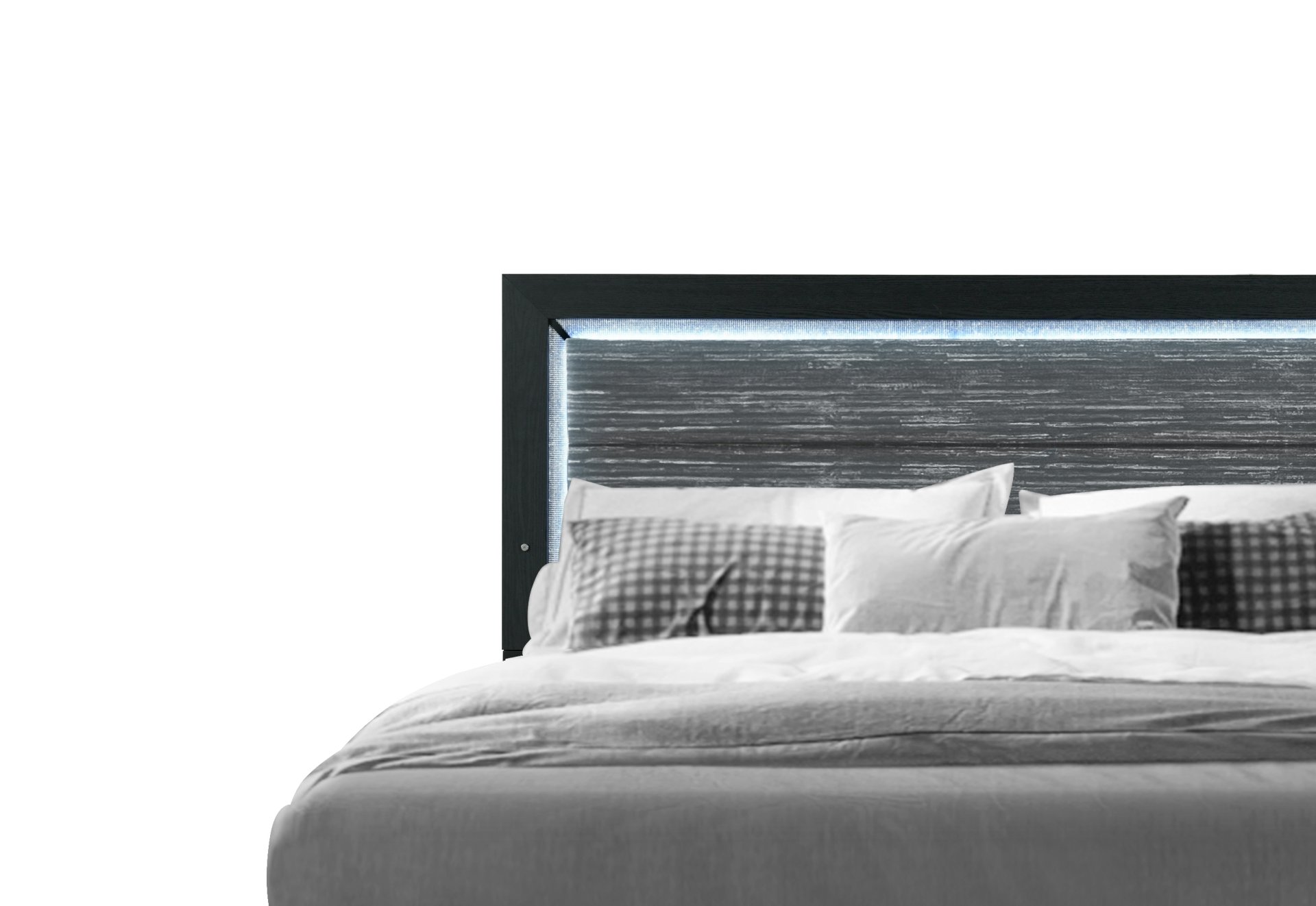 Carlos - Full Bed With LED - Black - Image 11