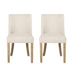 Classic Fabric Dining Chair - Beige