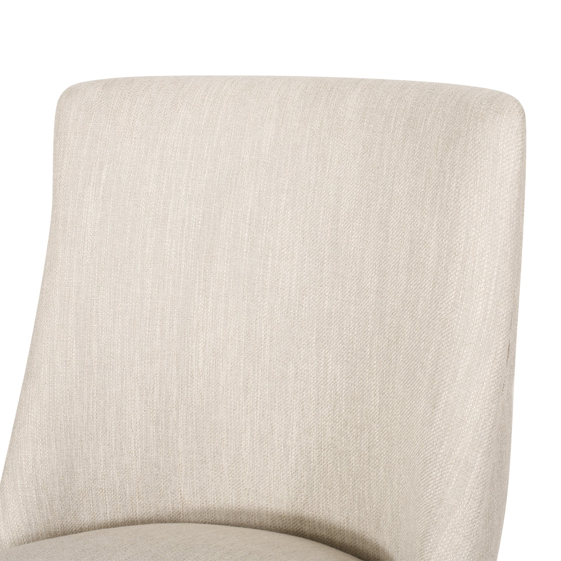 Classic Fabric Dining Chair - Beige - Image 14