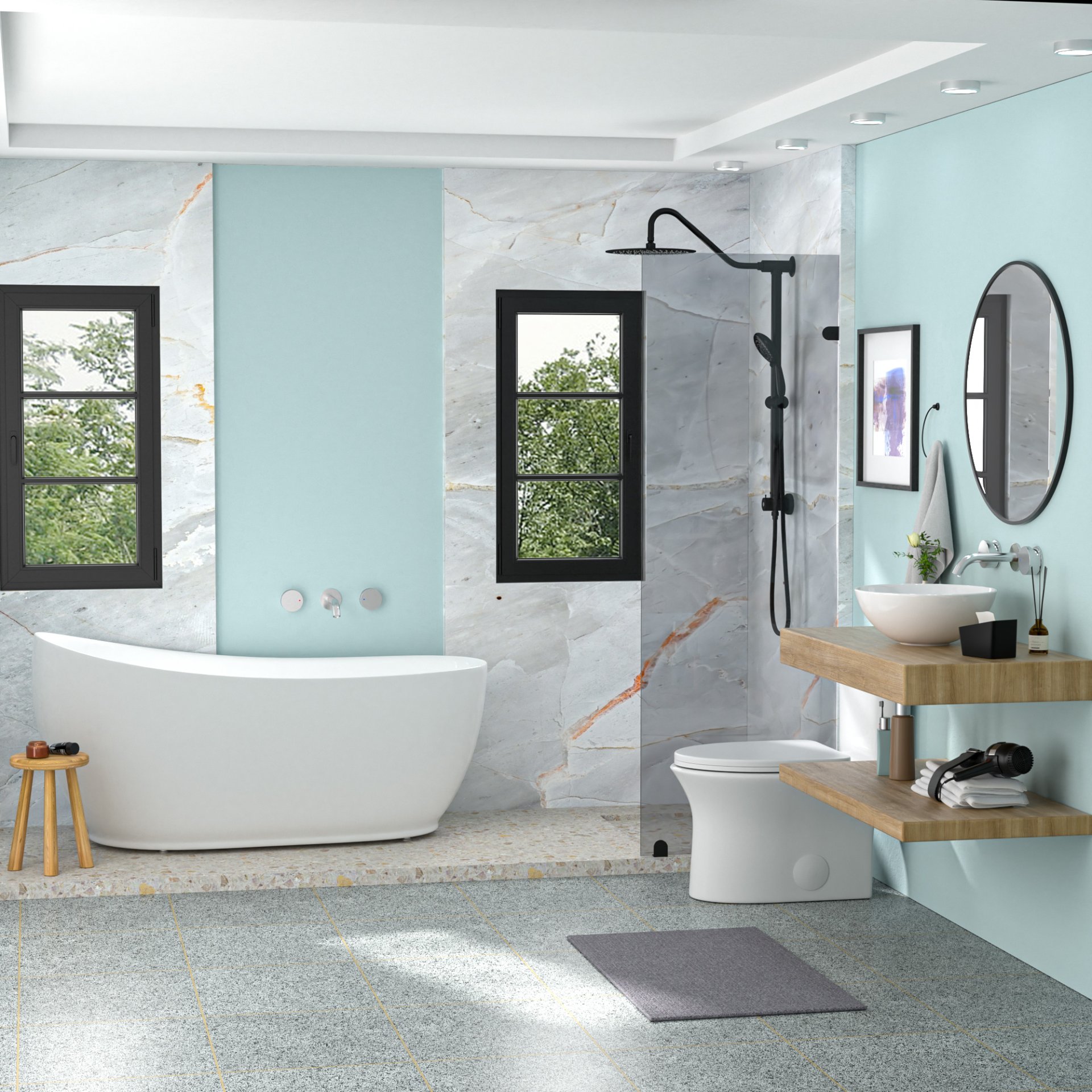 16" X 16" Vessel Bathroom Sink With Easy Installation - White - Image 6