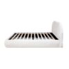Archie Puffy Grounded - King Upholstered Platform Bed - Almond White - Image 22