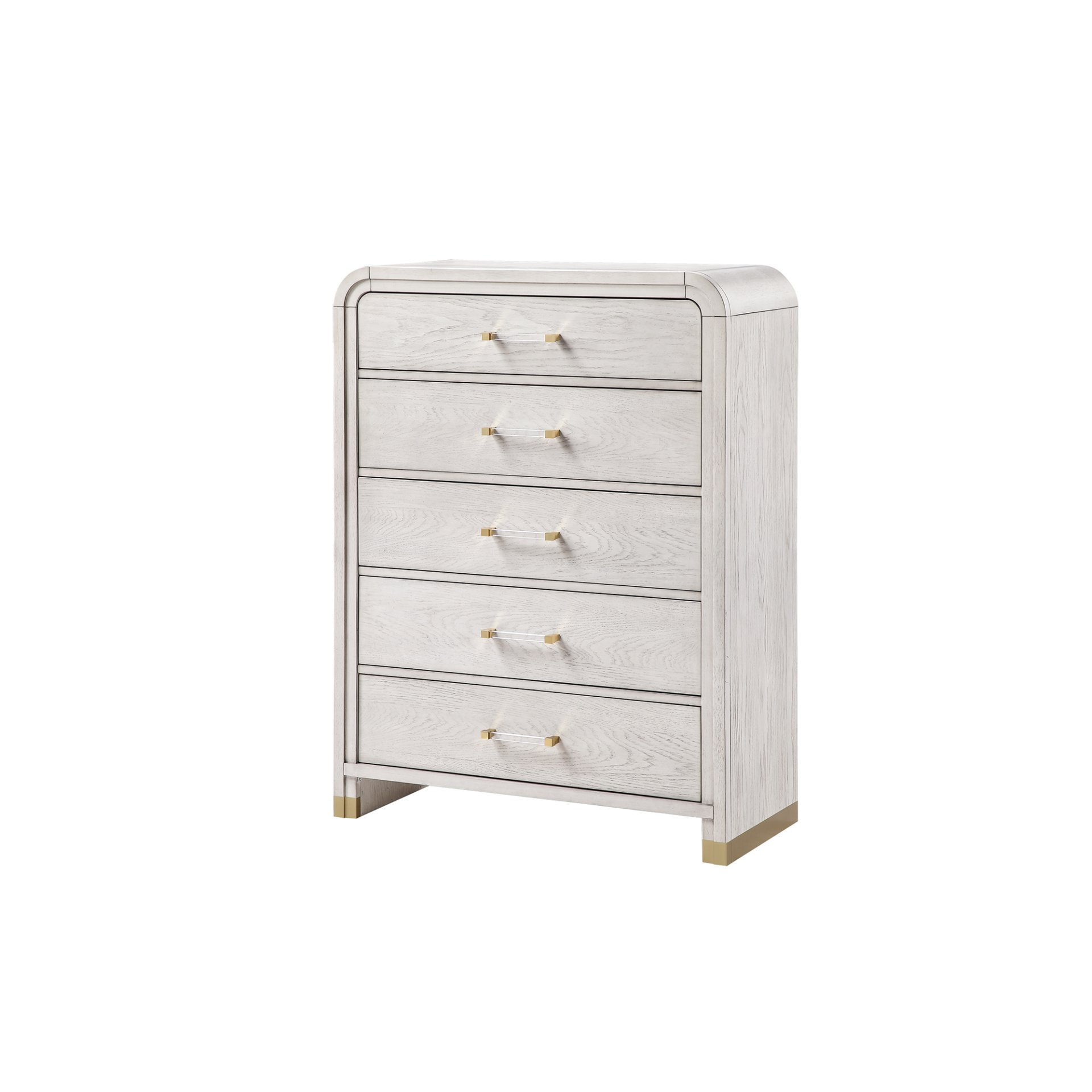 Malco - Chest, Gold Accents - Oak - Image 5