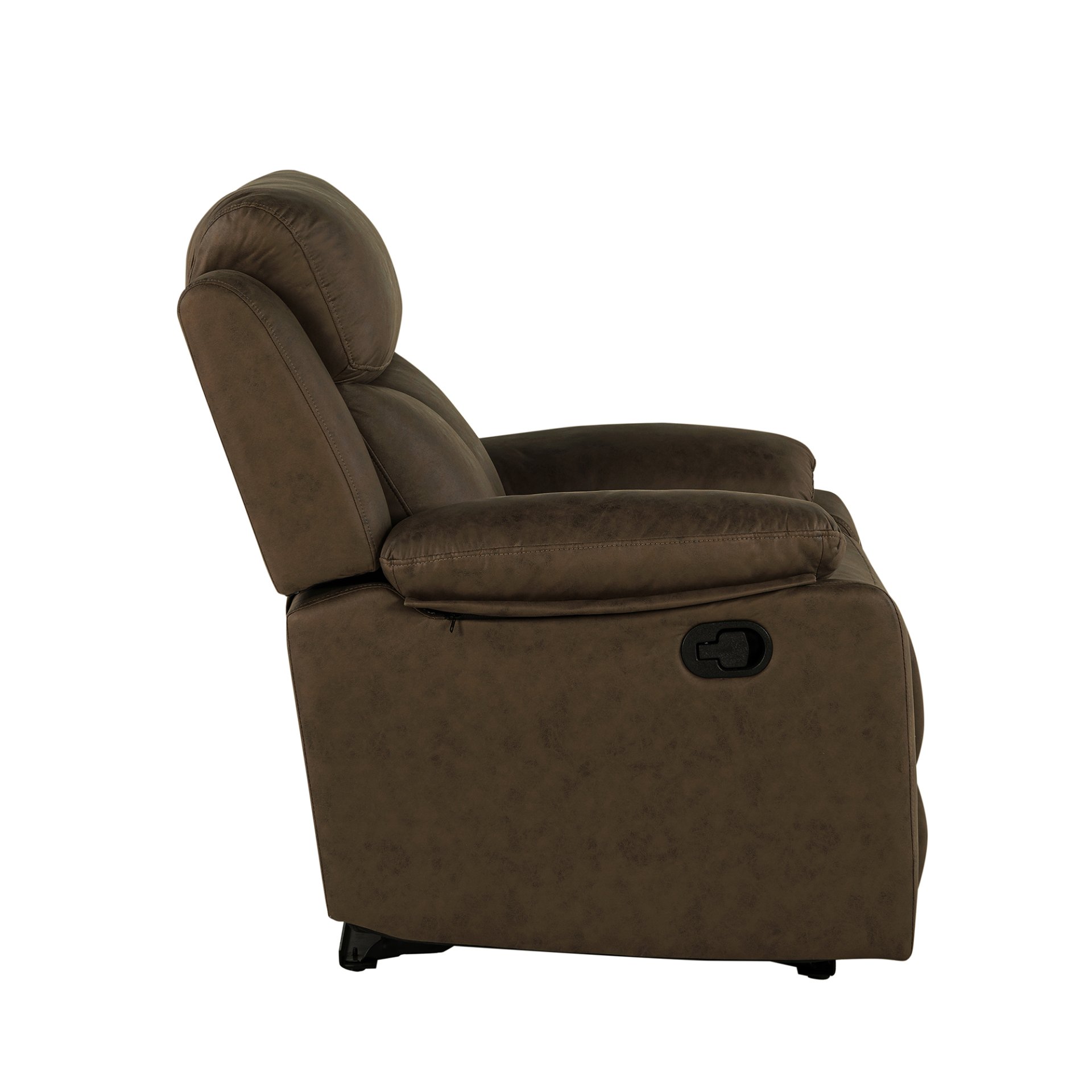 Brenda - Glider Recliner Chair With Manual Recline - Brown - Image 5