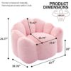 Lotus Compression Sofa Bean Bag With Pull Ring - Pink - Image 3