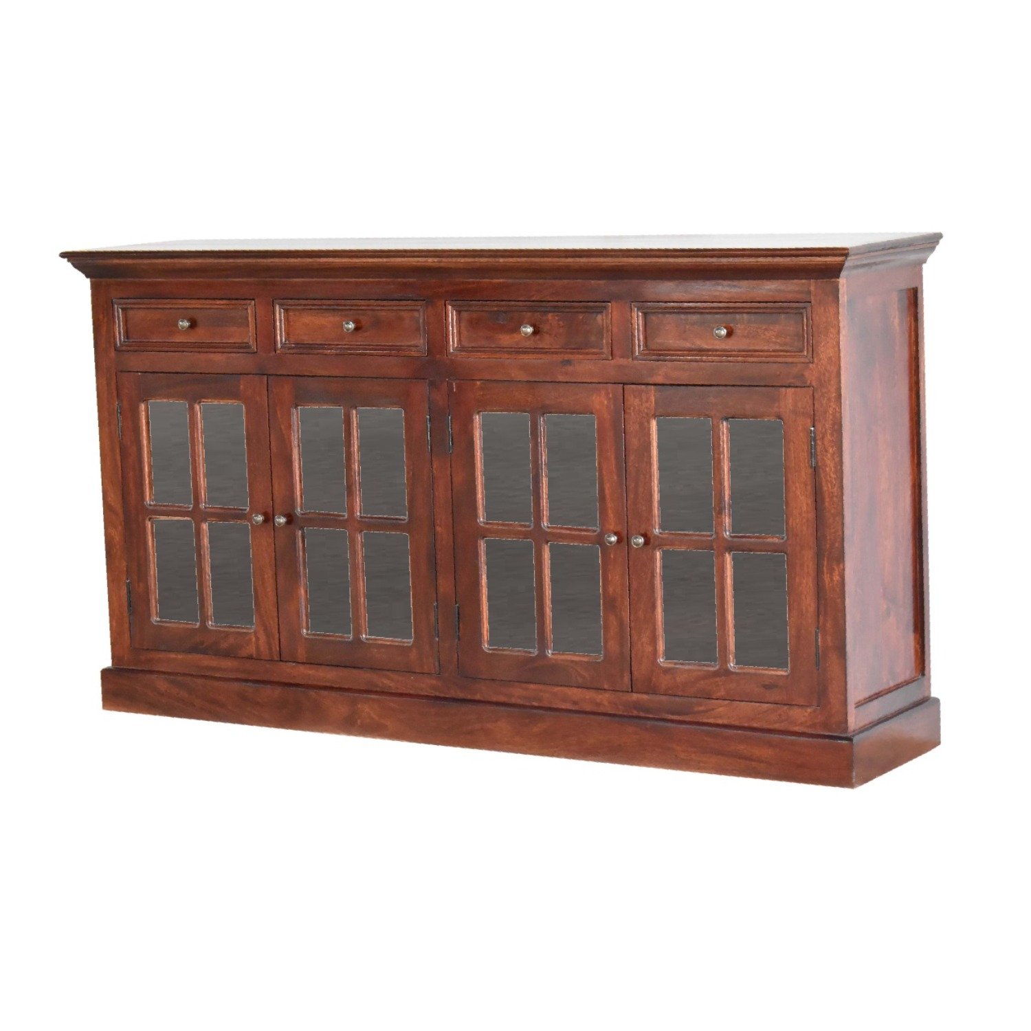 Large Glazed Sideboard - Cherry - Image 17