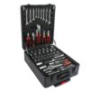 899 Piece Home Repair Tool Set With Rolling Plastic Toolbox, 4 Drawers, General Household Maintenance Kit For Garden, Homeowner, Handyman - Black - Image 5