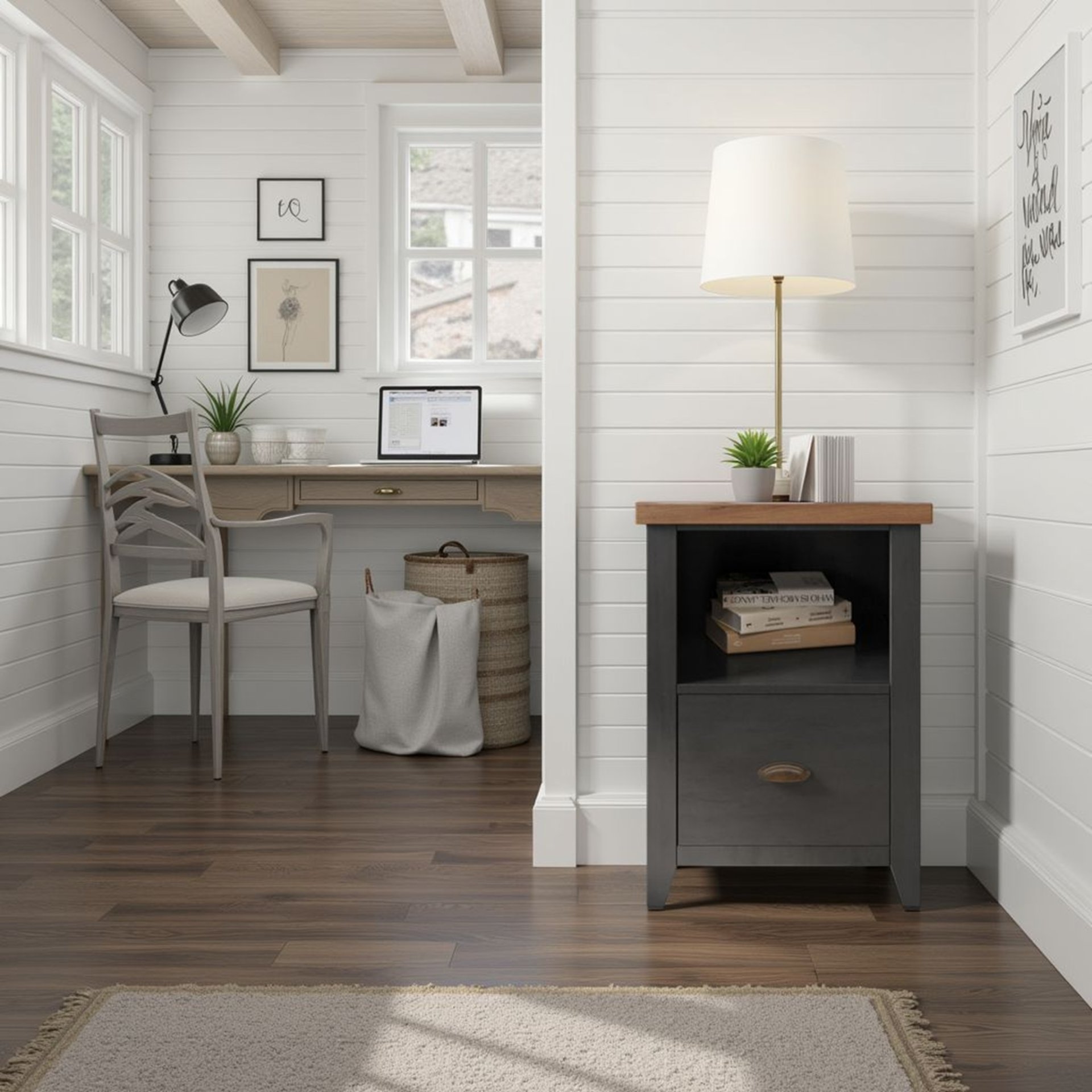 Essex - Drawer File - Black, Whiskey - Image 2