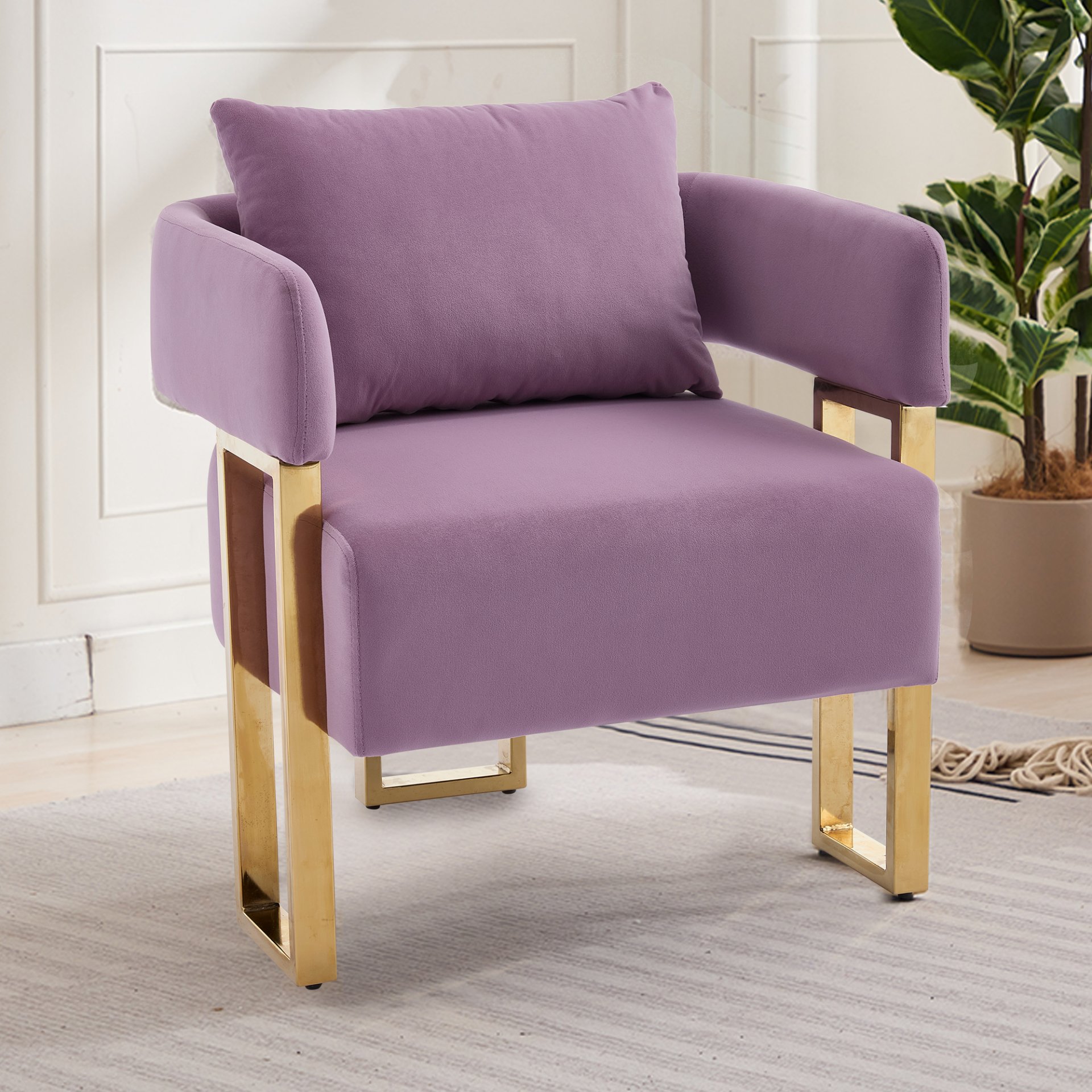 Decorative Chair (Set of 2) - Lilac - Image 6