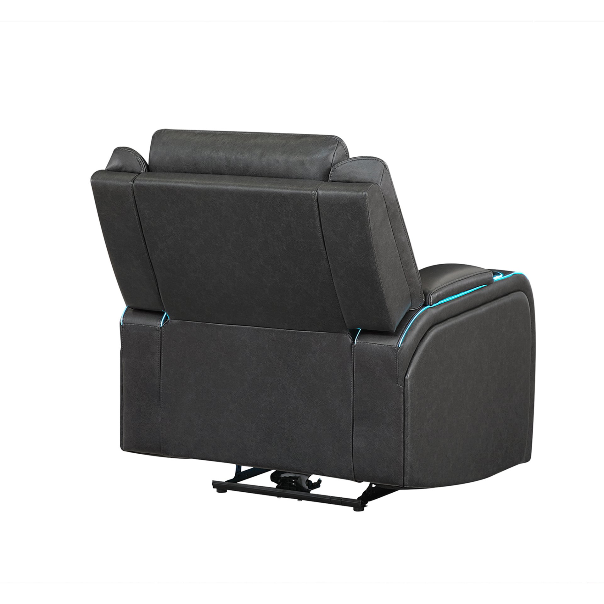 Blanca - Power Recliner With LED - Charcoal - Image 6
