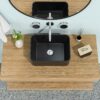 Rectangular Vessel Bathroom Sink - Matte Black - Image 4
