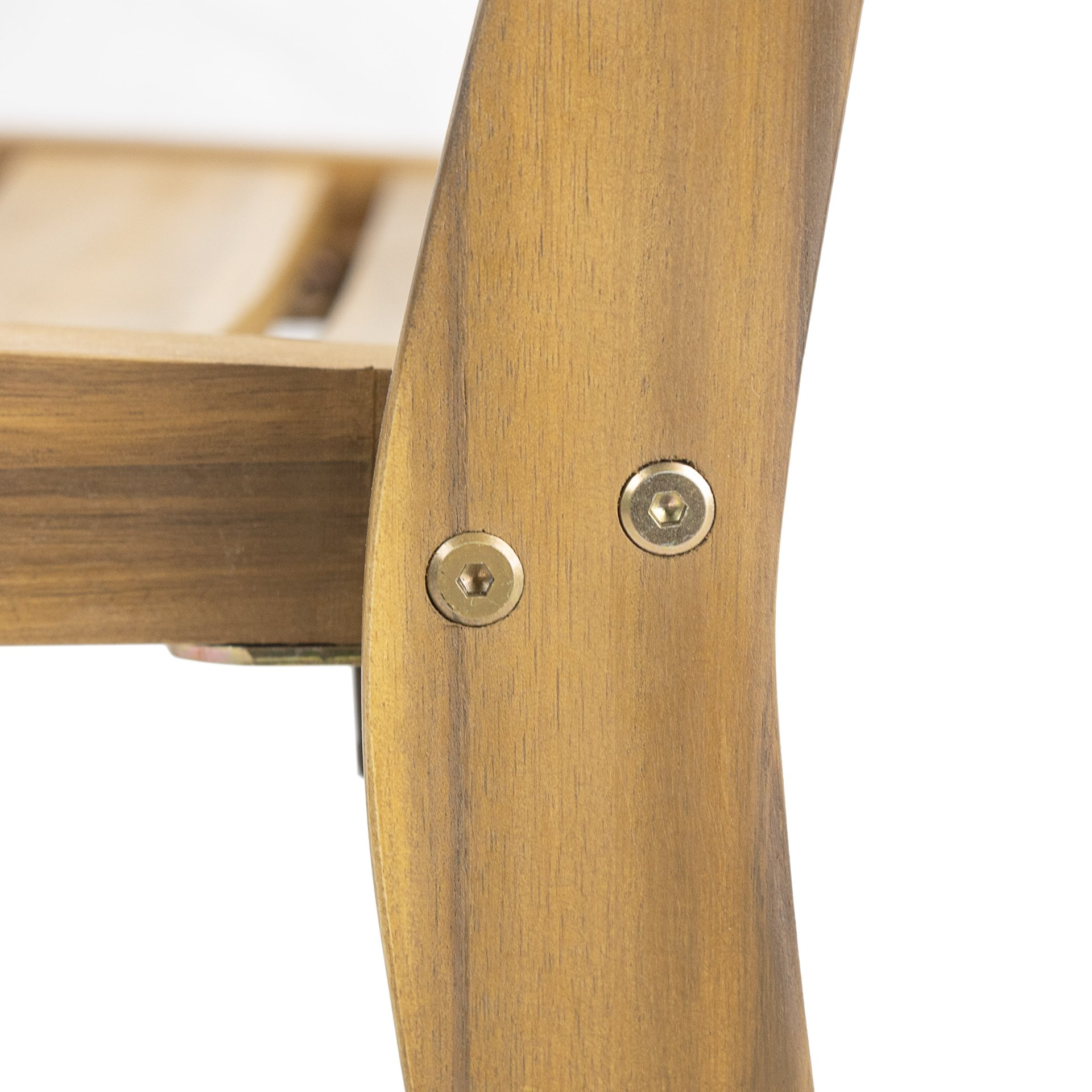 Outdoor Dining Side Chair (Set of 2) - Teak Finish - Image 11