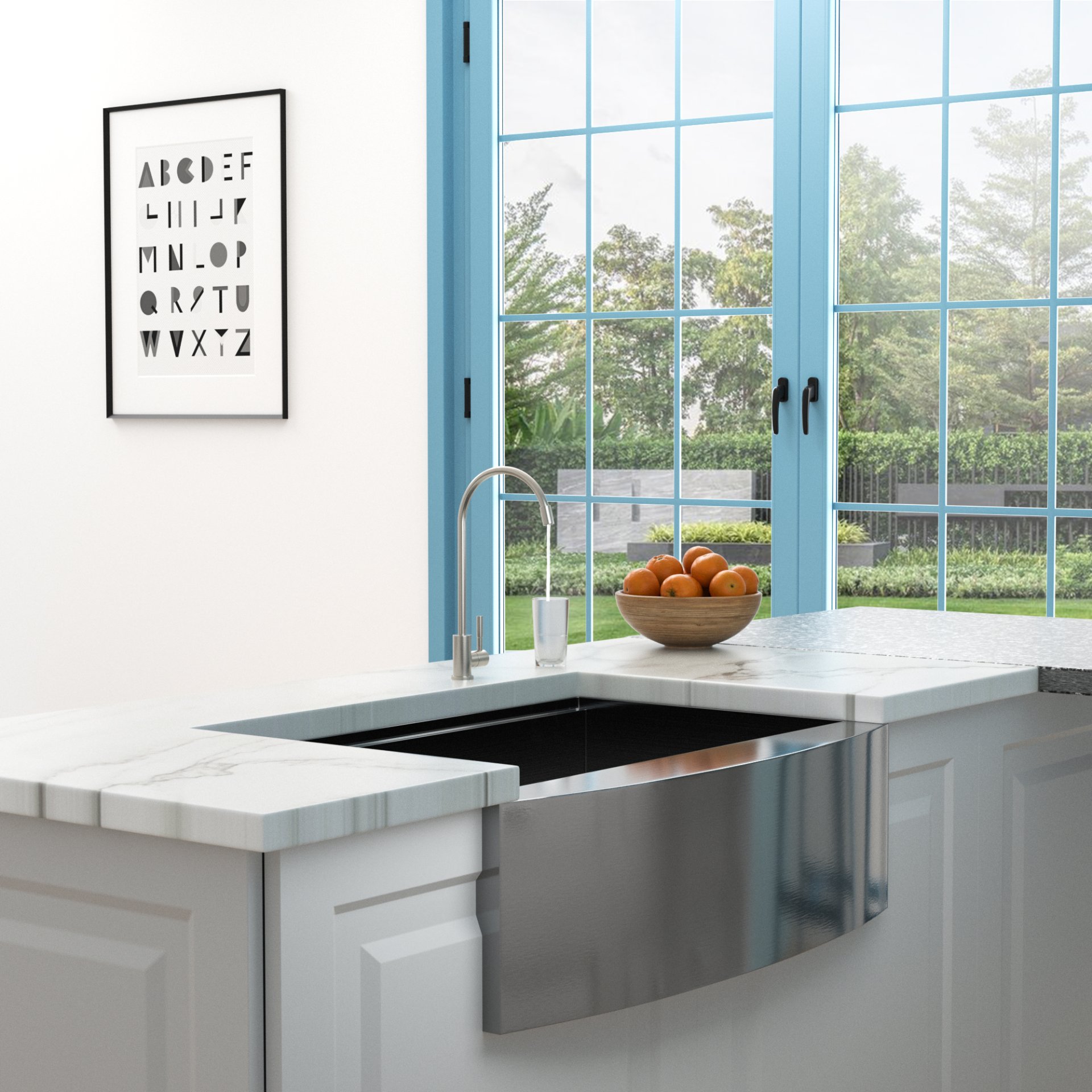 Design Lead Free Drinking Water Faucet - Brushed Nickel - Image 2