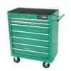 7 Drawers Multifunctional Tool Cart & Wheels - Green - Image 9