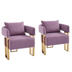 Decorative Chair (Set of 2) - Lilac
