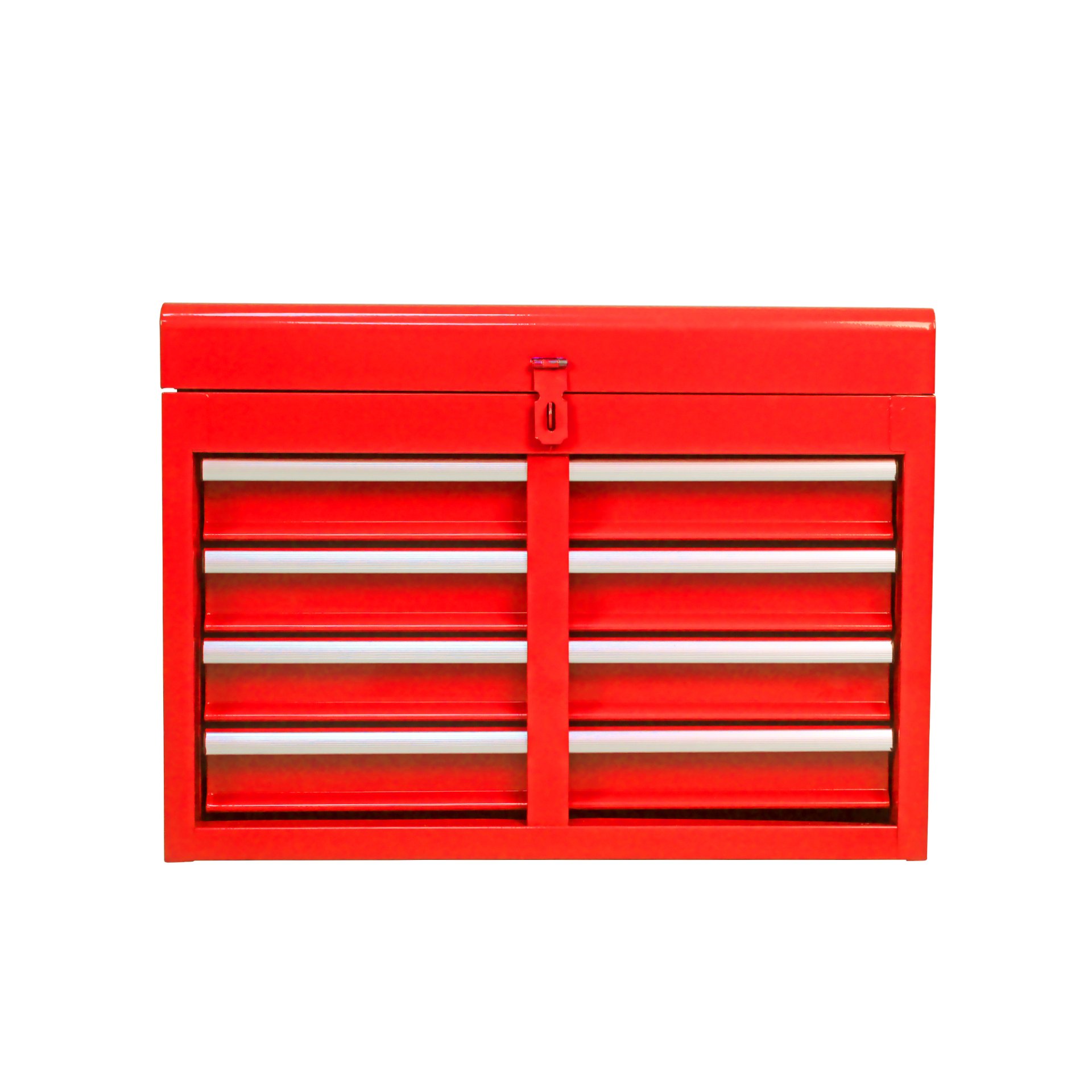 Rolling Tool Chest, 5 Drawer Tool Box Organizer With Lockable Wheels & Sliding Drawers & Detachable Top & Adjustable Shelf, Tool Storage Cabinet For Garage Workshop - Red - Image 8