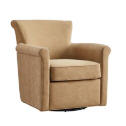 Westly - Swivel Accent Chair - Light Brown