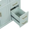 36" Bathroom Vanity With Sink, Soft Close Doors, And Storage Drawers - Green - Image 16