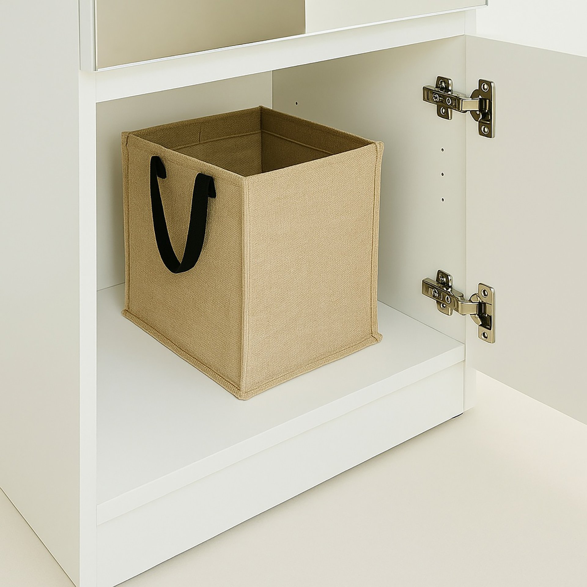 Elise - Modular Wood Closet System With Mirror In Versatile Storage Solution - White - Image 4