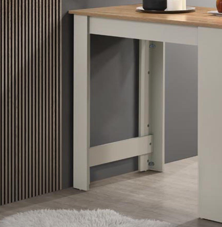 Alonzo - Small Space Counter Height Dining Table With Cabinet And Drawer Storage - Light Gray - Image 5