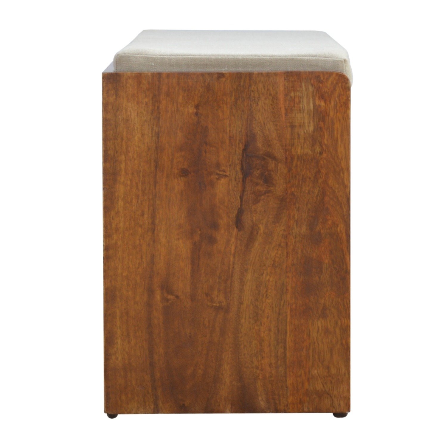 Pull Out Shoe Bench - Chestnut / Mud Linen - Image 10