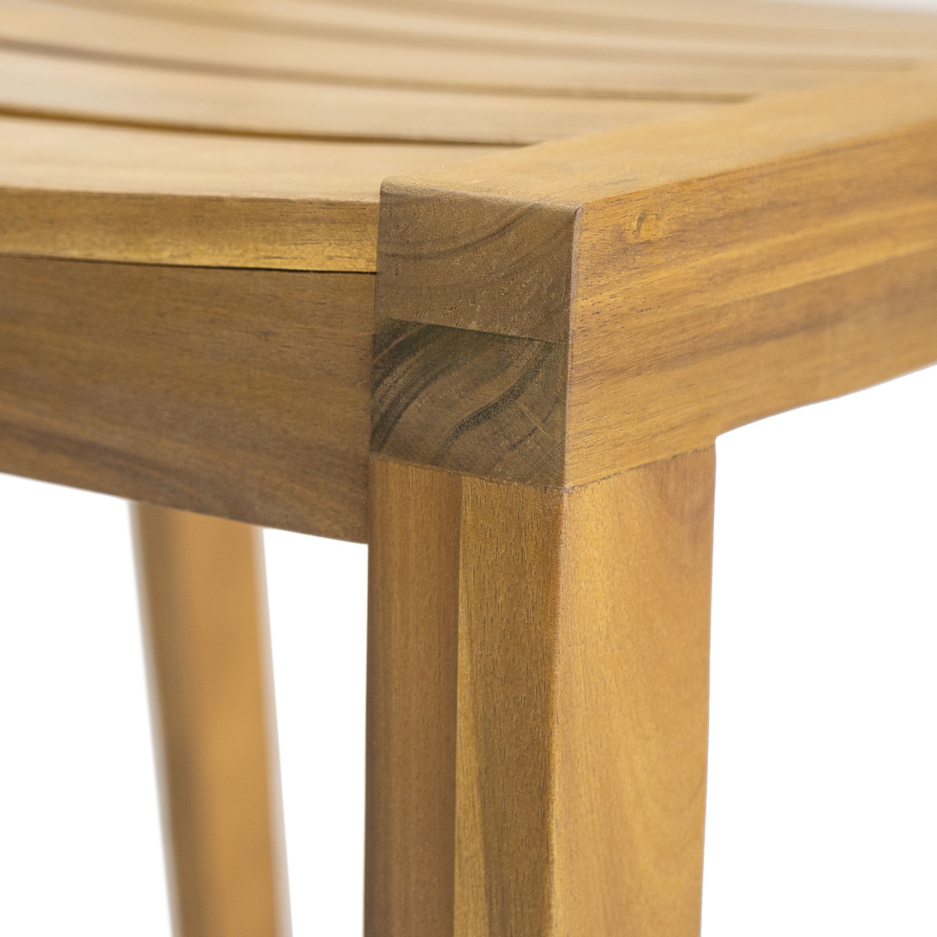 Outdoor Dining Side Chair (Set of 2) - Teak Finish - Image 16