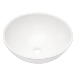 16" X 16" Vessel Bathroom Sink With Easy Installation - White