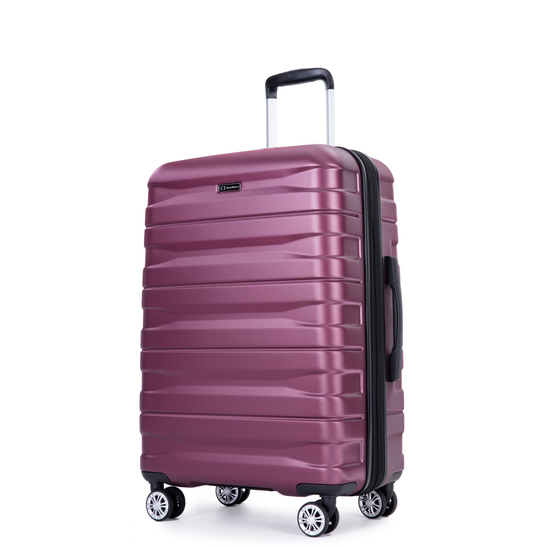 Luggage Set Of 5 Pieces, Expandable Hard Pc Luggage Set With Tsa Lock For Rotating Wheels, Lightweight Rolling Luggage - Wine Red - Image 10